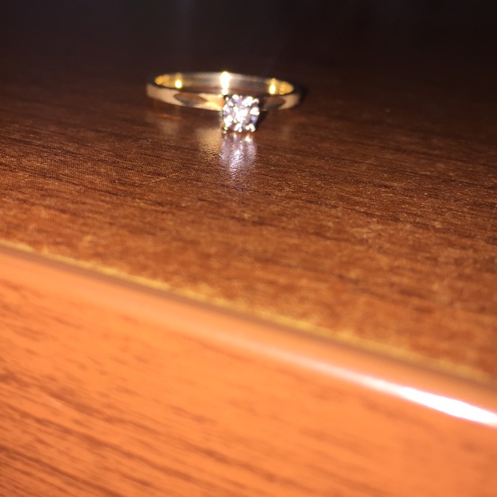 14K Loveland (stamped) Yellow Gold Diamond Ring